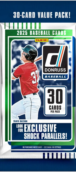 2025 Panini Donruss Baseball Value Pack (30 Cards)