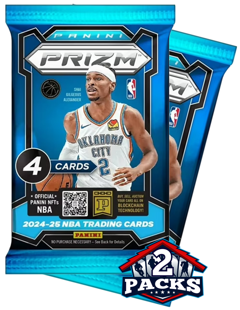 2024-25 Panini Prizm Basketball Retail 2pk (4 Cards Each)