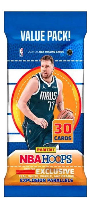 2024-25 Panini Hoops Basketball Value Pack (30 Cards)