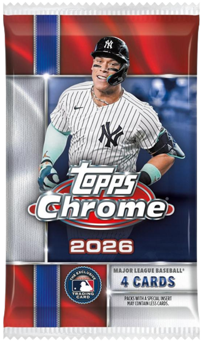 2026 Topps Chrome Baseball Value Box (7 Packs)