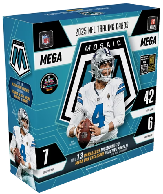 2025 Panini Mosaic Football Mega Box (6 Packs)