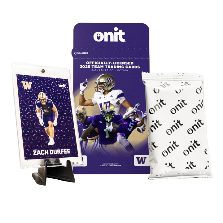 2025 ONIT University of Washington Platinum Football Pack (10 Cards)
