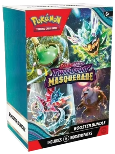 Pokemon TCG: SV Twilight Masquerade Booster Bundle (6 Packs)