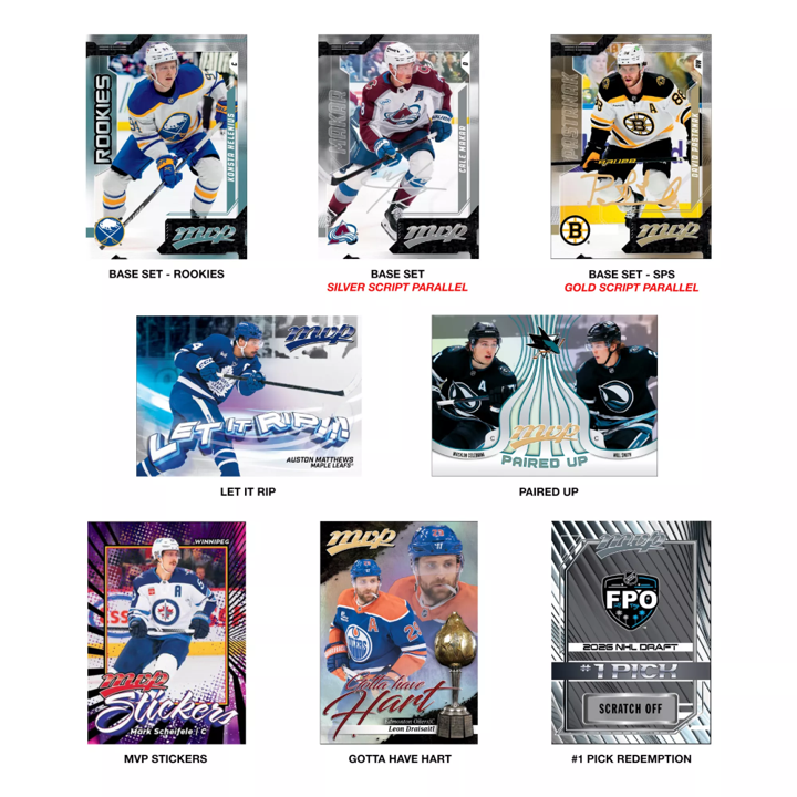 2026-27 Upper Deck MVP Hockey Blaster Box (10 Packs + 1 Bonus)