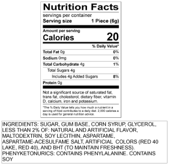 Big League Chew Baseball w/ Gumballs Stickers & Tattoo -.53oz - Snacks