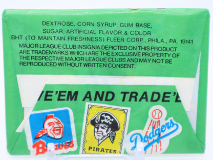 1980 Fleer Stickers Baseball Cards Wax Pack - Collectibles