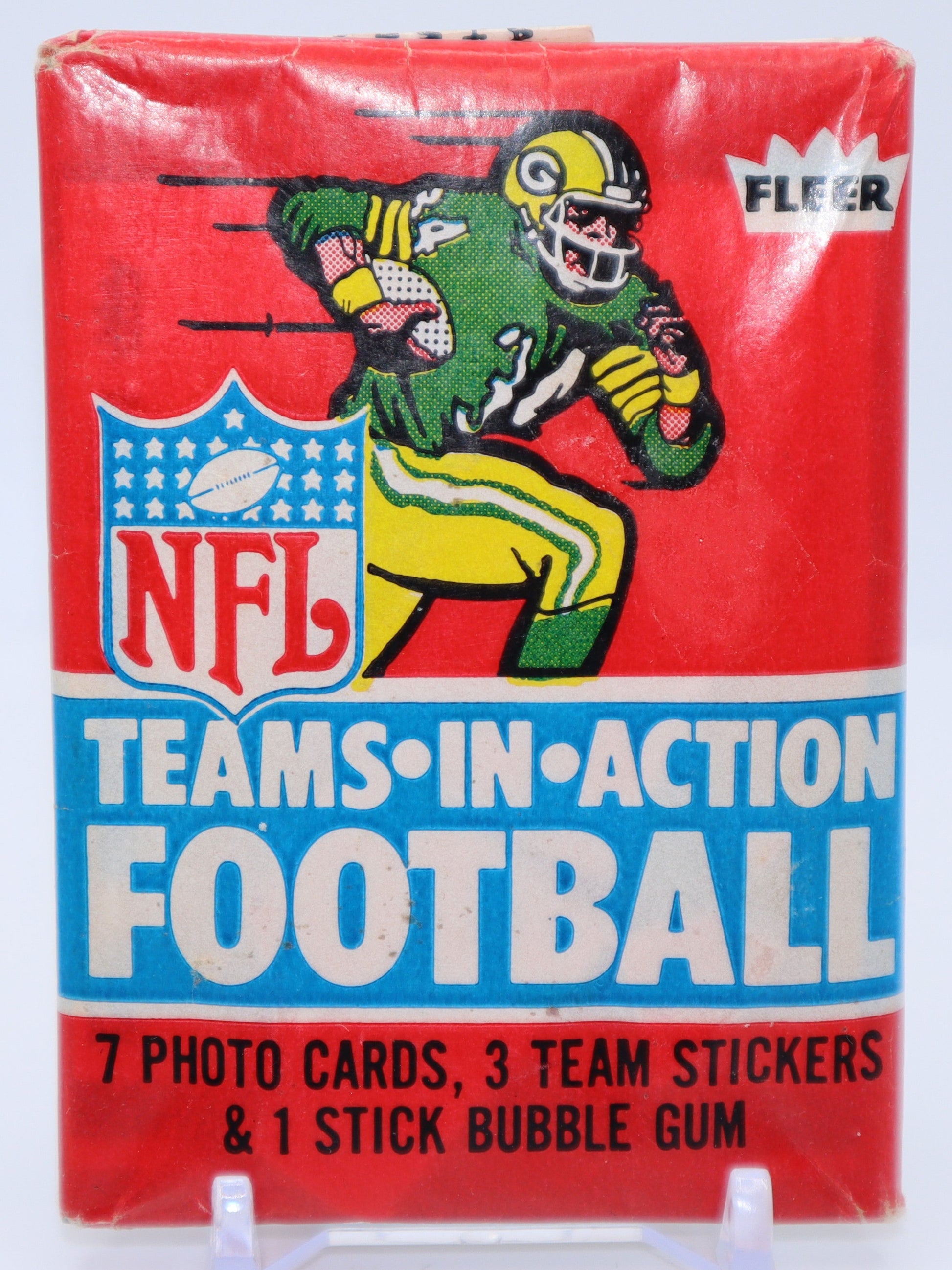 1980 Fleer Teams In Action Football Wax Pack - Collectibles