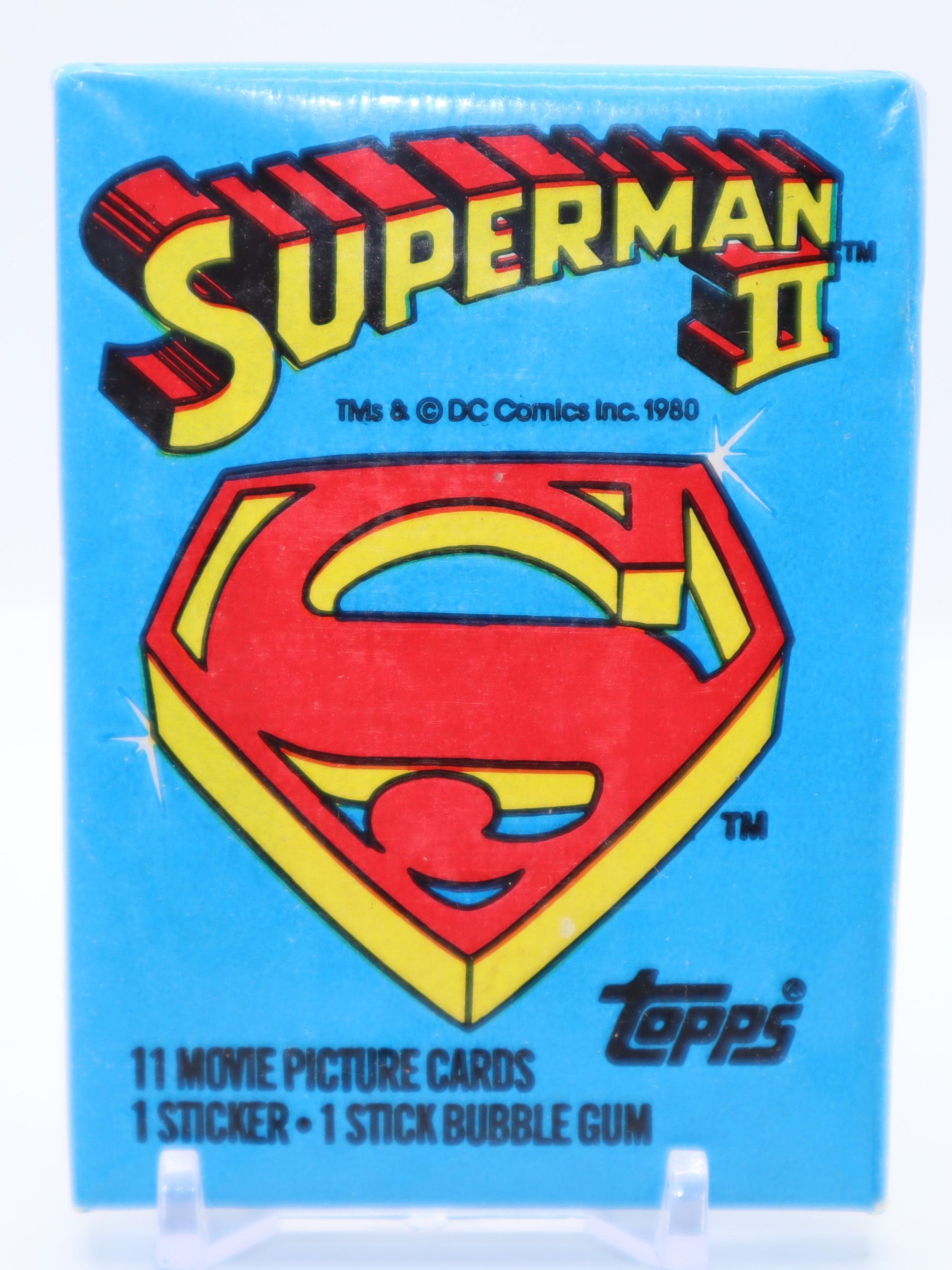 1980 Topps Superman II Trading Cards Wax Pack - Collectibles