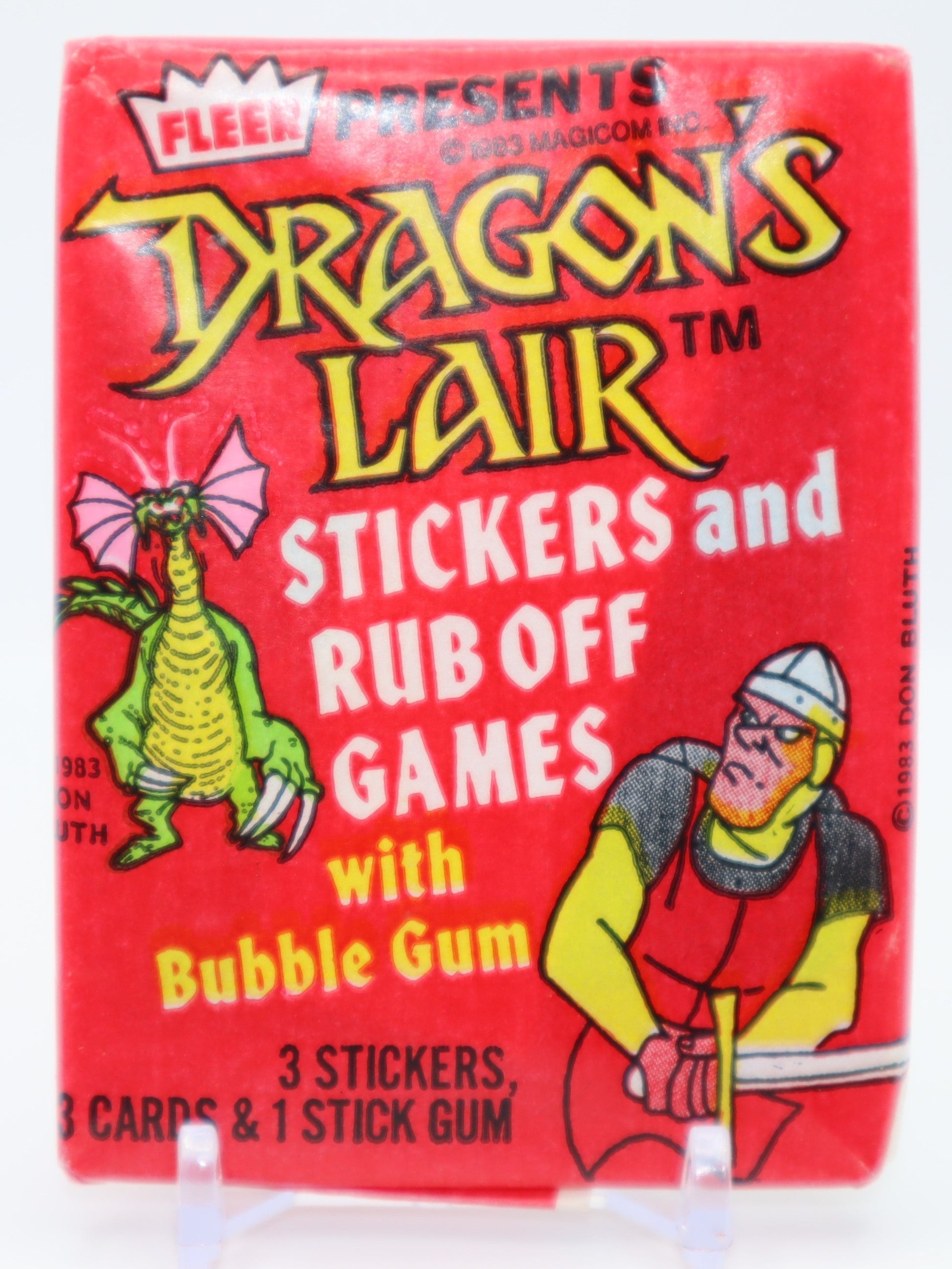 1983 Fleer Dragon’s Layer Trading Cards Wax Pack - Collectibles