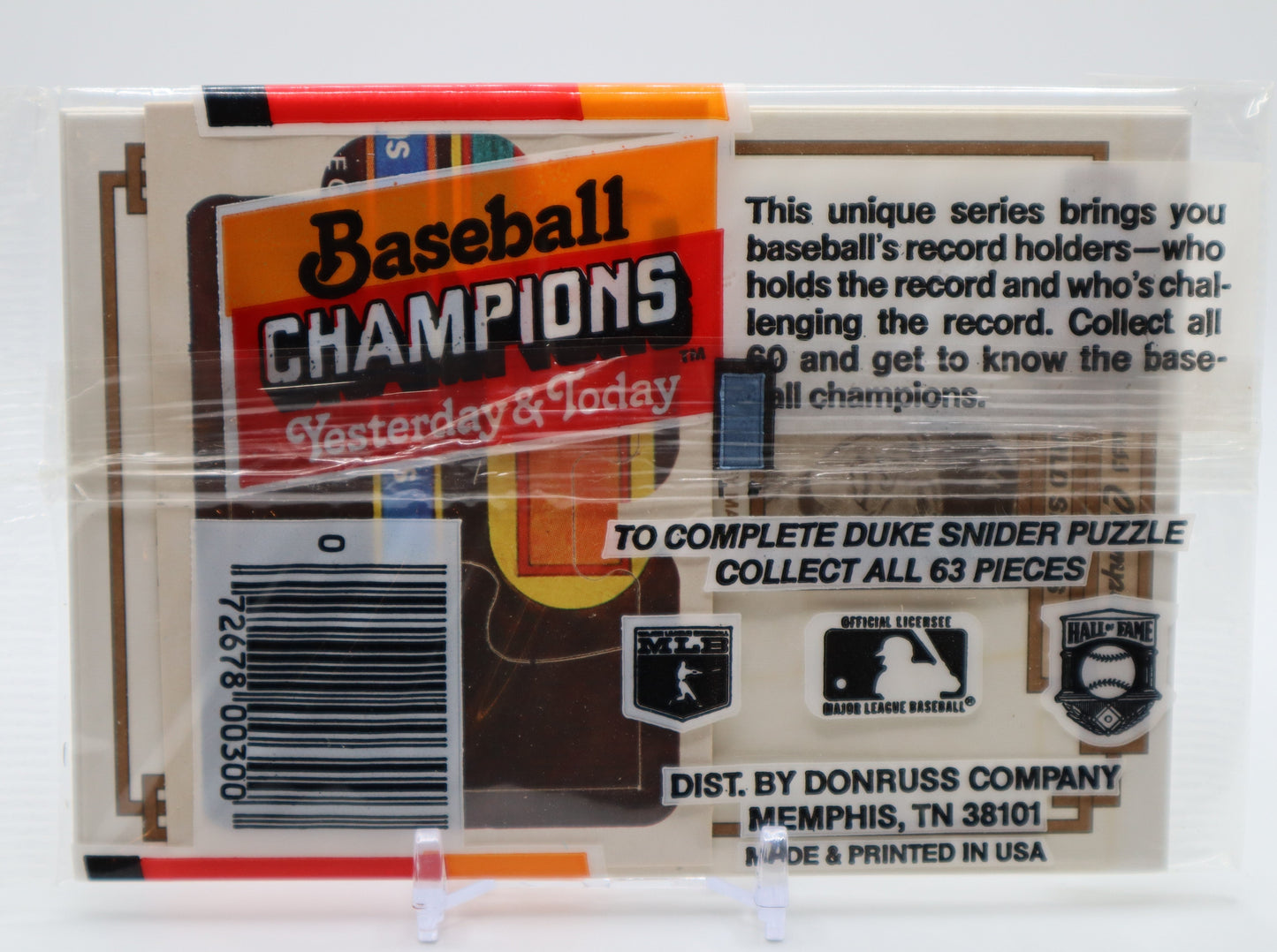 1984 Donruss Champions Yesterday & Today Baseball Cards Wax Pack - Collectibles
