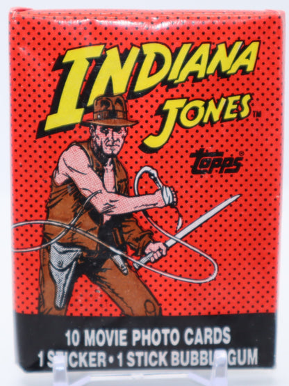 1984 Topps Indiana Jones Trading Cards Wax Pack - Collectibles