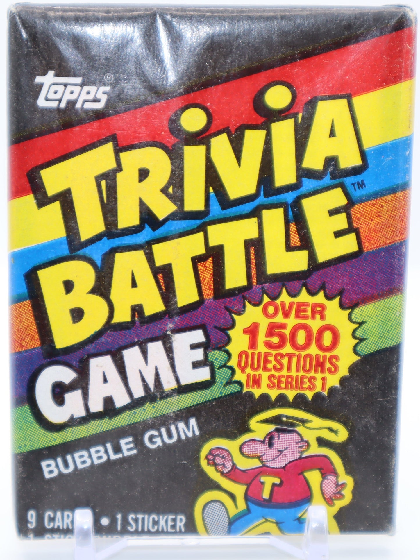 1984 Topps Trivia Battle Game Series 1 Trading Cards Wax Pack - Collectibles