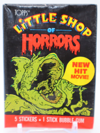1986 Topps Little Shop of Horros Trading Cards Wax Pack - Collectibles