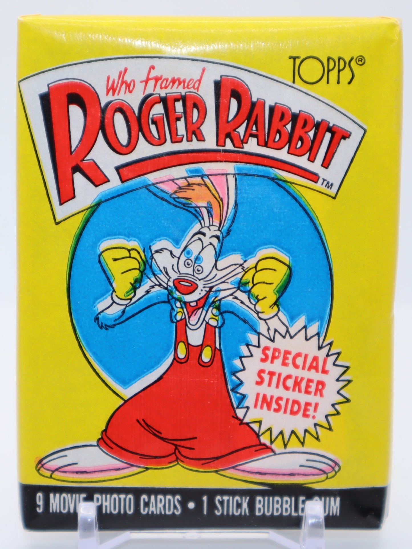 1987 Topps Who Framed Roger Rabbit Trading Cards Wax Pack – Pack Shack