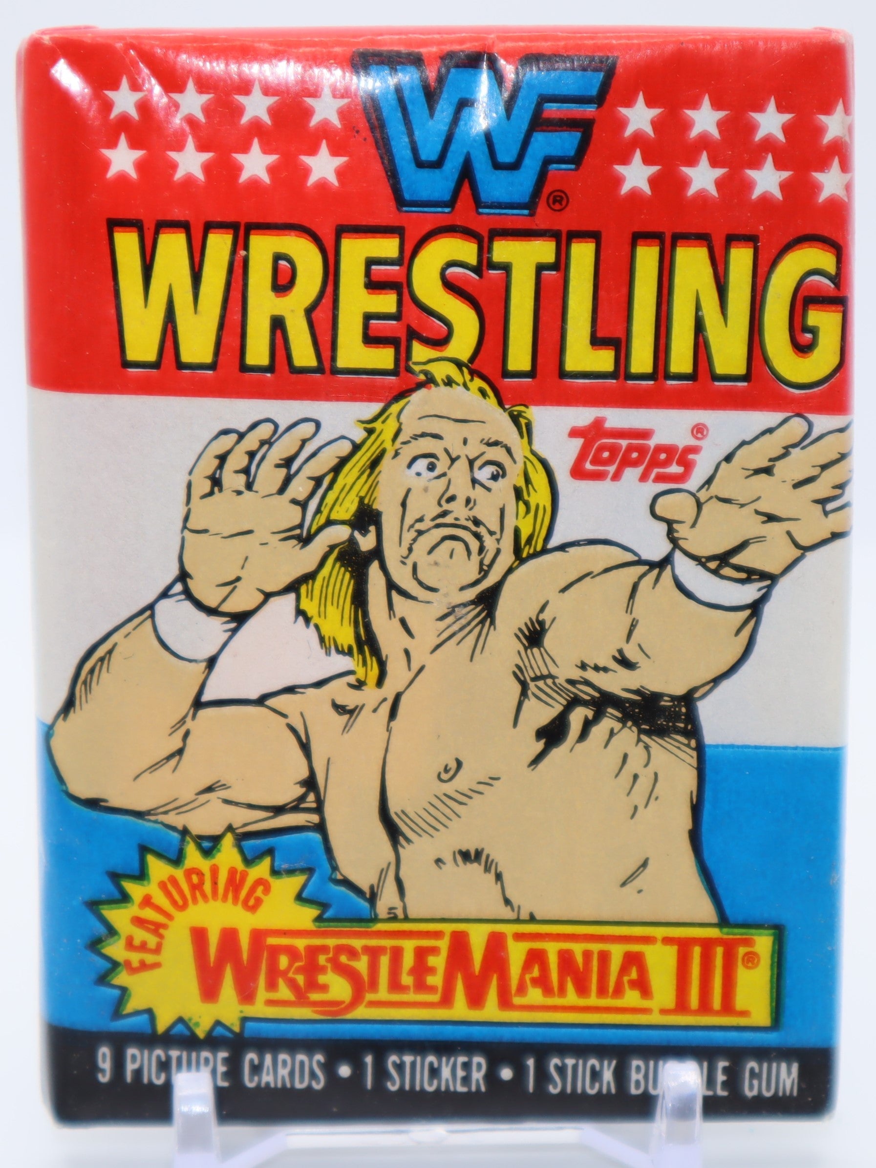 1987 Topps WWF Wrestling Trading Cards Wax Pack - Collectibles