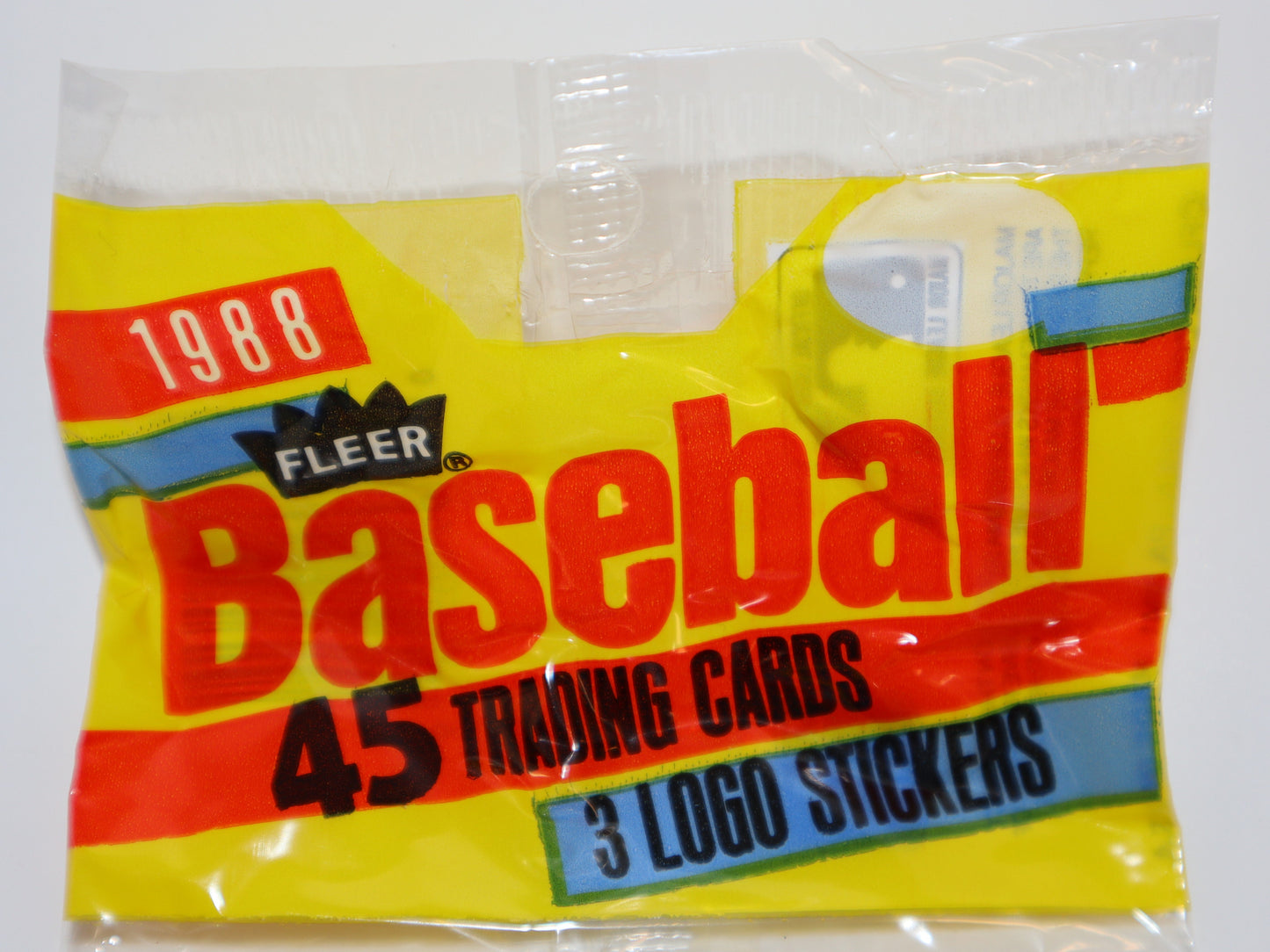 1988 Fleer Baseball Cards Rack Pack - Collectibles