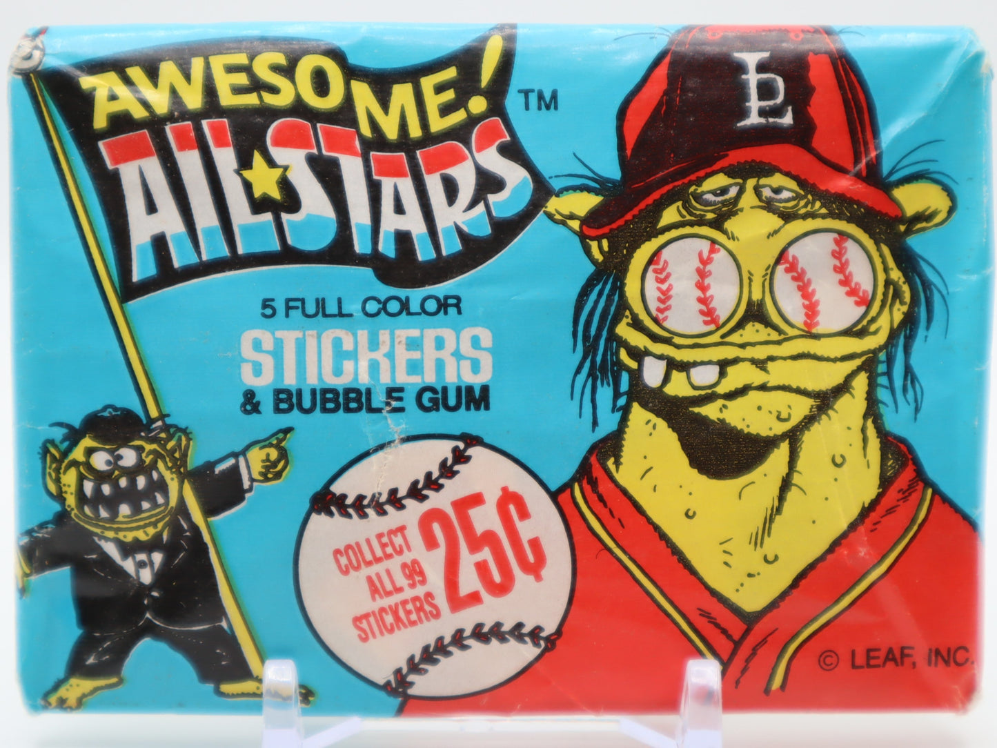 1988 Leaf Awesome All Star Trading Cards Wax Pack - Collectibles