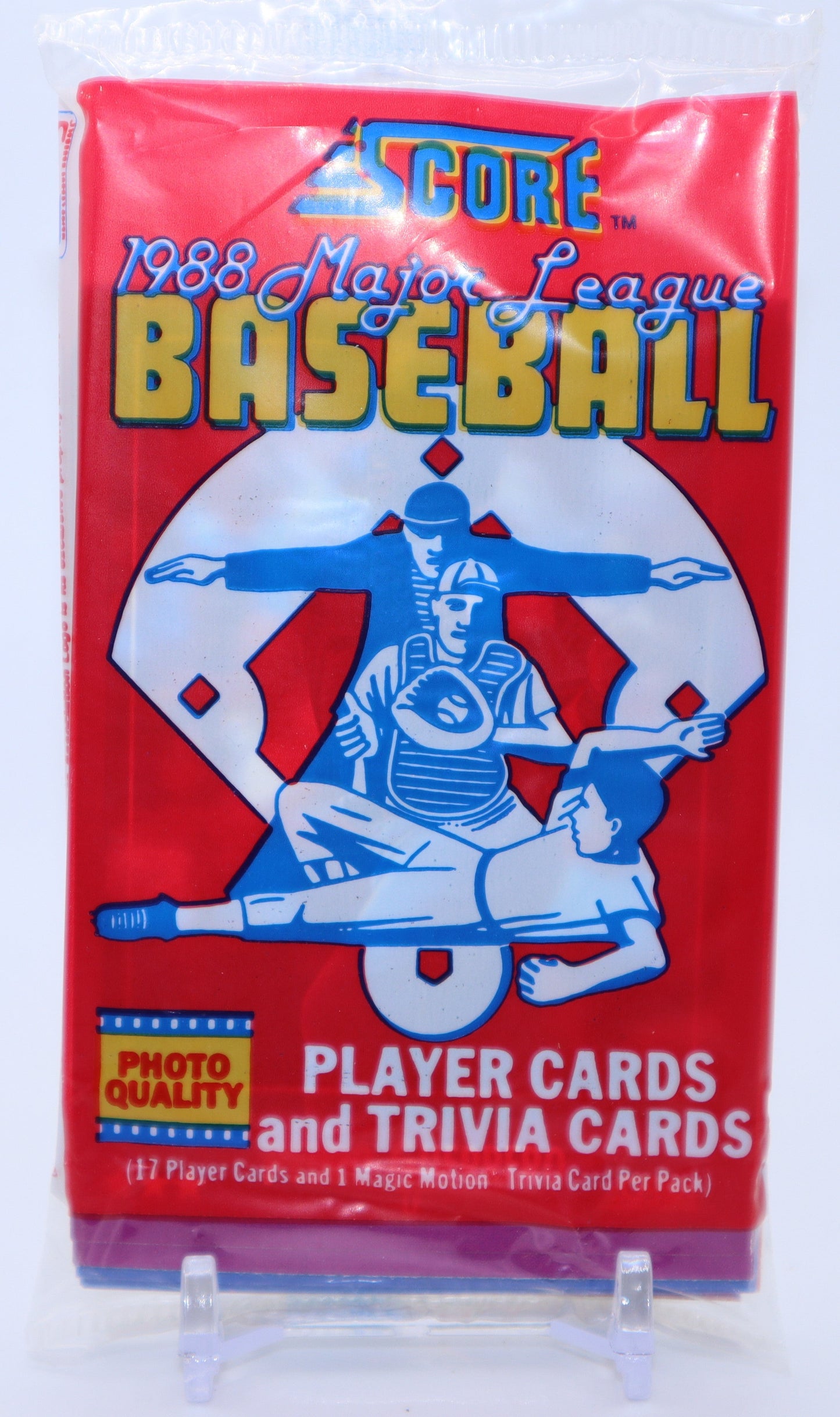 1988 Score Baseball Cards Wax Pack - Collectibles