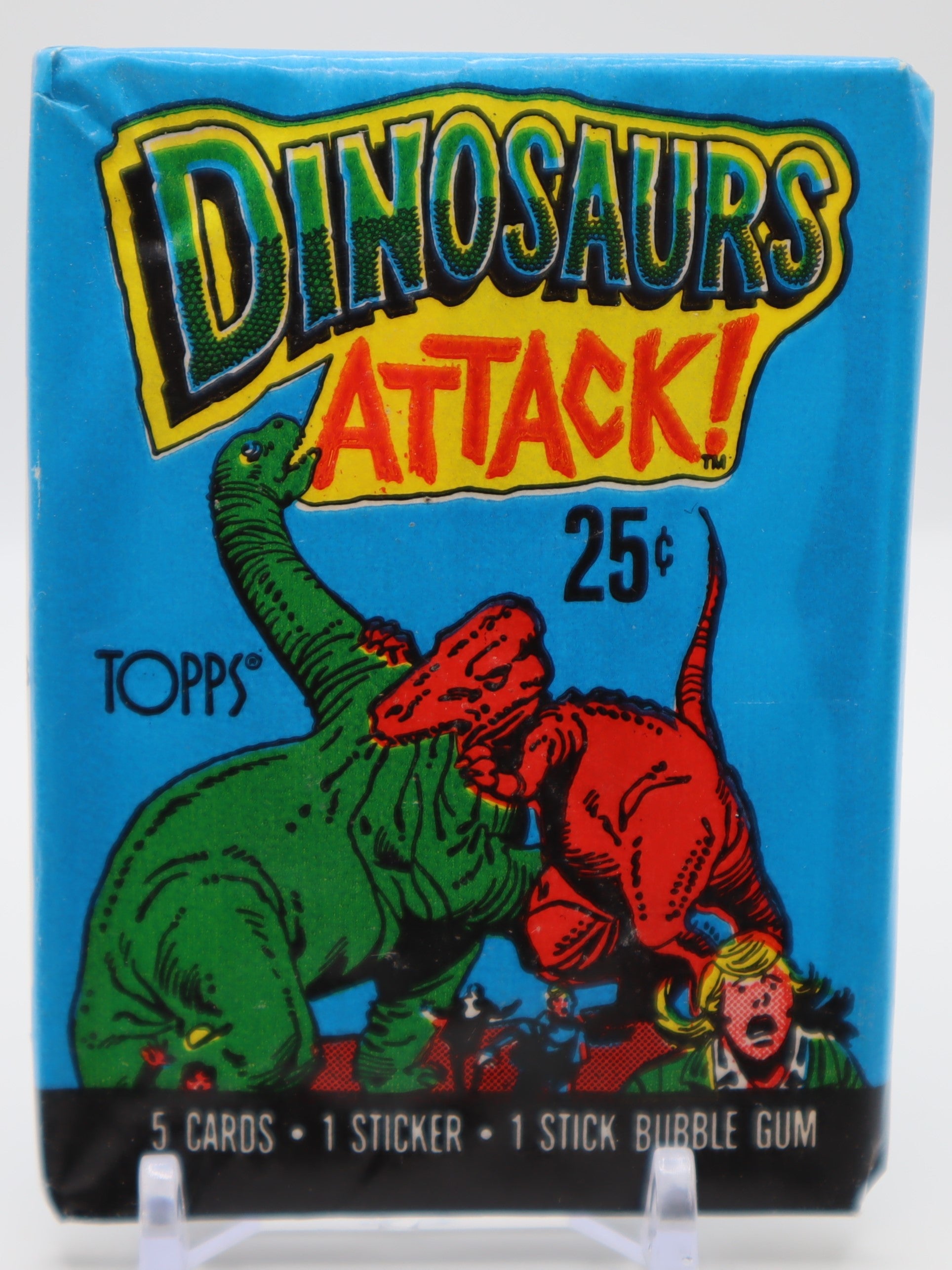 1988 Topps Dinosaurs Attack Trading Cards Wax Pack - Collectibles