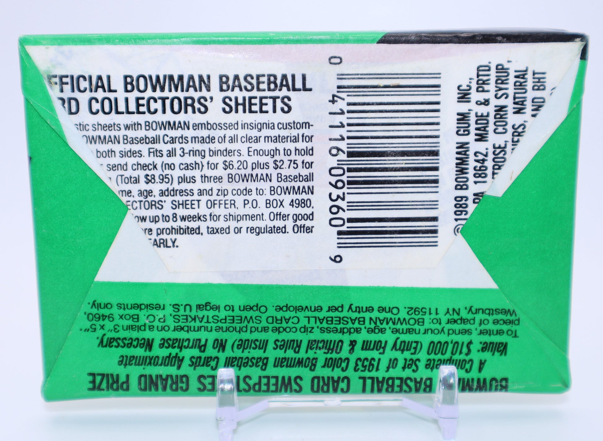 1989 Bowman Baseball Cards Wax Pack - Collectibles