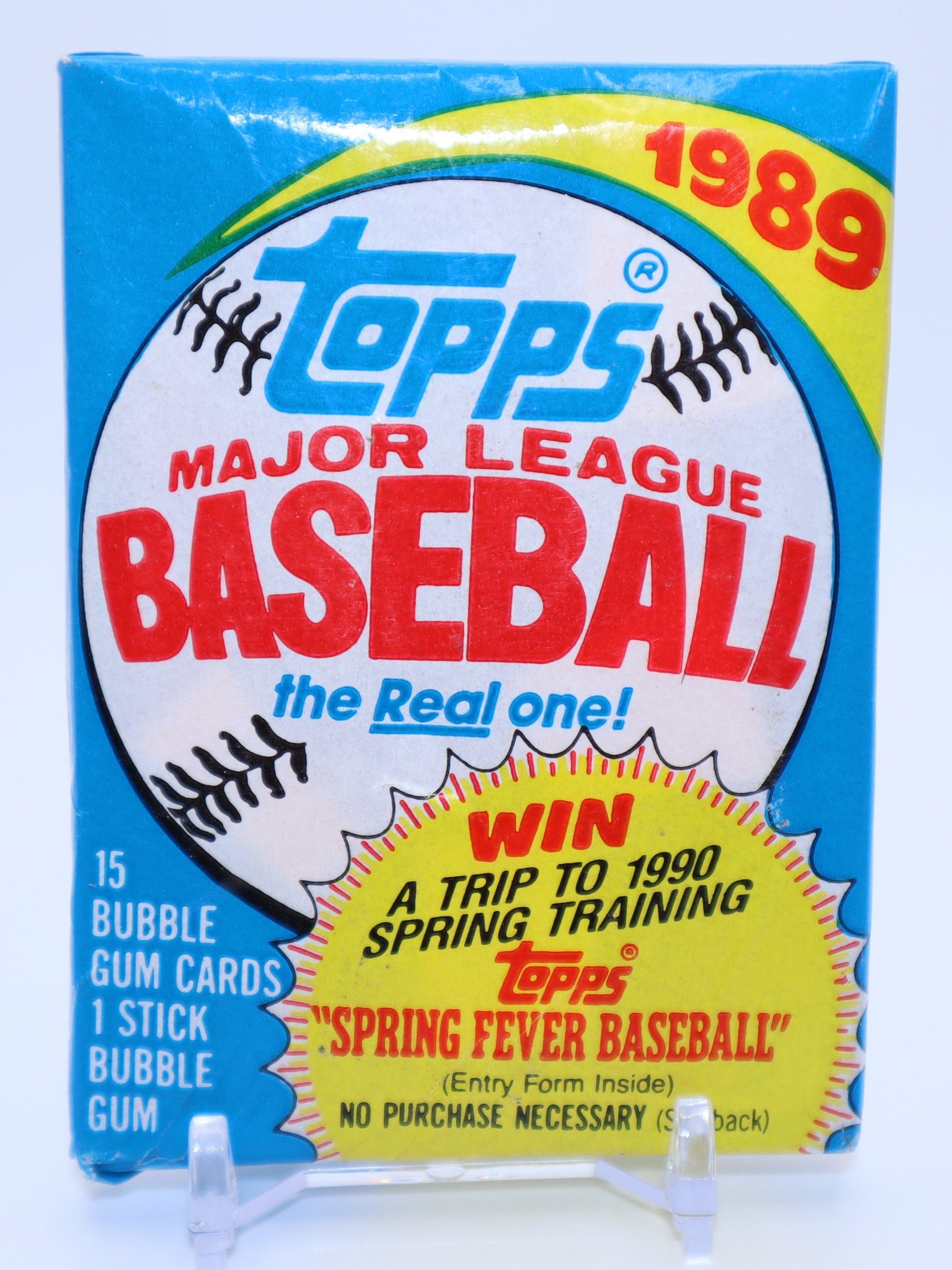1989 Topps Baseball Cards Wax Pack - Collectibles