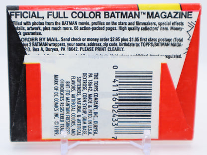 1989 Topps Batman Series 2 Trading Cards Wax Pack - Collectibles