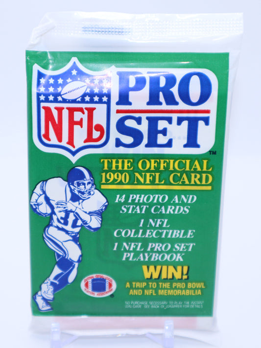 1990 Pro Set Series 1 Football Cards Wax Pack - Collectibles