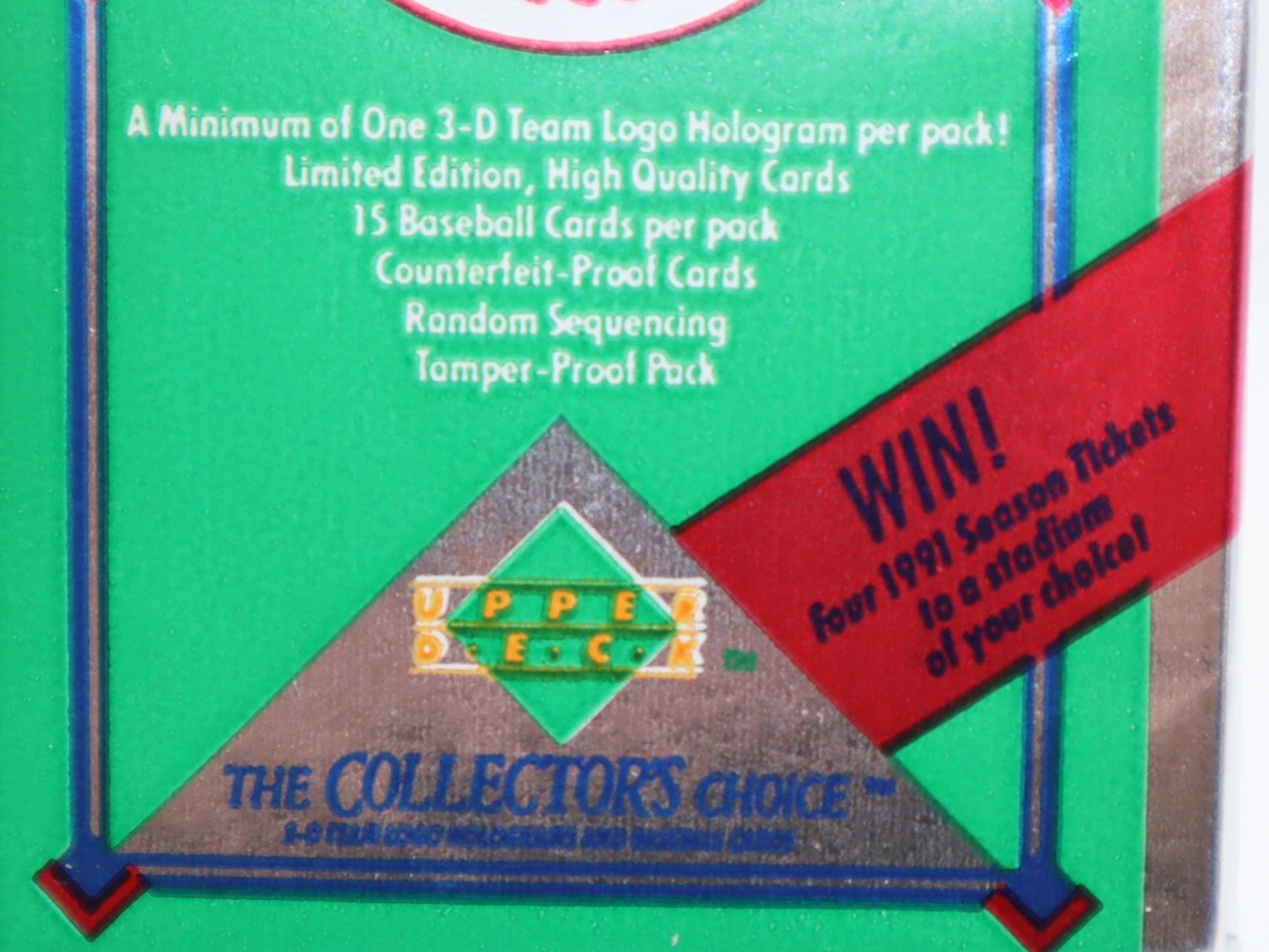 1990 Upper Deck Baseball Cards Wax Pack - Collectibles