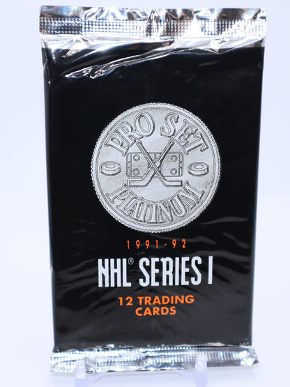 1991 - 92 ProSet Platinum Series 1 Hockey Cards Wax Pack - Collectibles