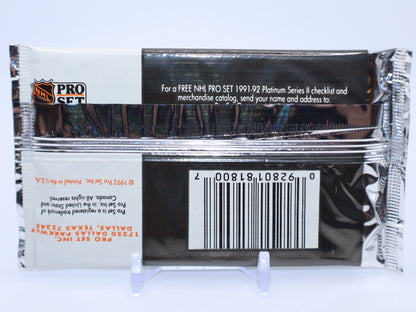 1991 - 92 ProSet Platinum Series 2 Hockey Cards Wax Pack - Collectibles