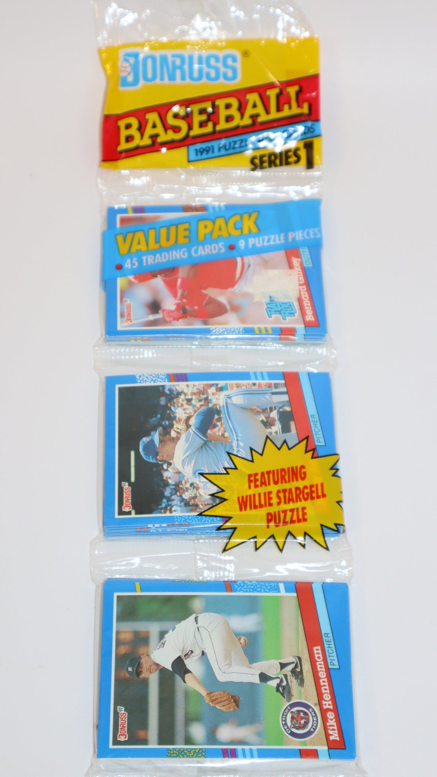 1991 Donruss Series 1 Baseball Cards Rack Pack - Collectibles