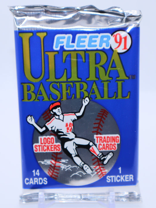 1991 Fleer Ultra Baseball Cards Wax Pack - Collectibles