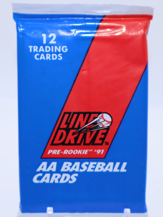 1991 Line Drive AA Minors Baseball Cards Wax Pack - Collectibles