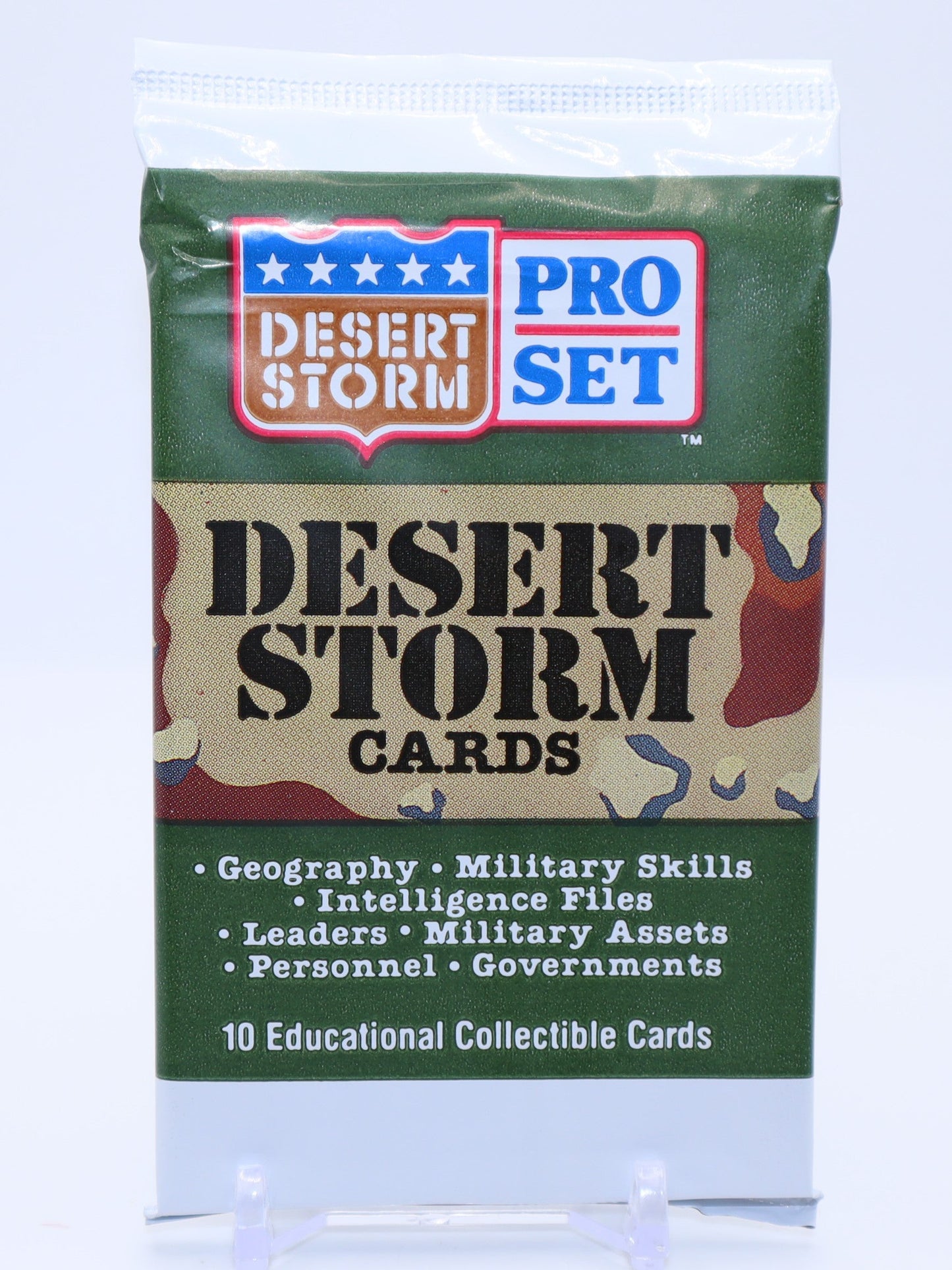 1991 Pro Set Desert Storm Trading Card Wax Pack – Pack Shack