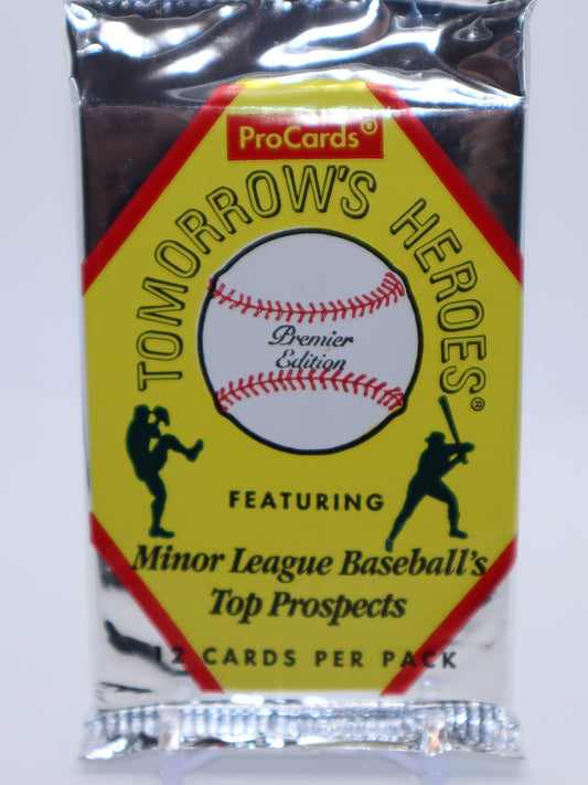1991 ProCards Tomorrow’s Heroes Baseball Cards Wax Pack - Collectibles