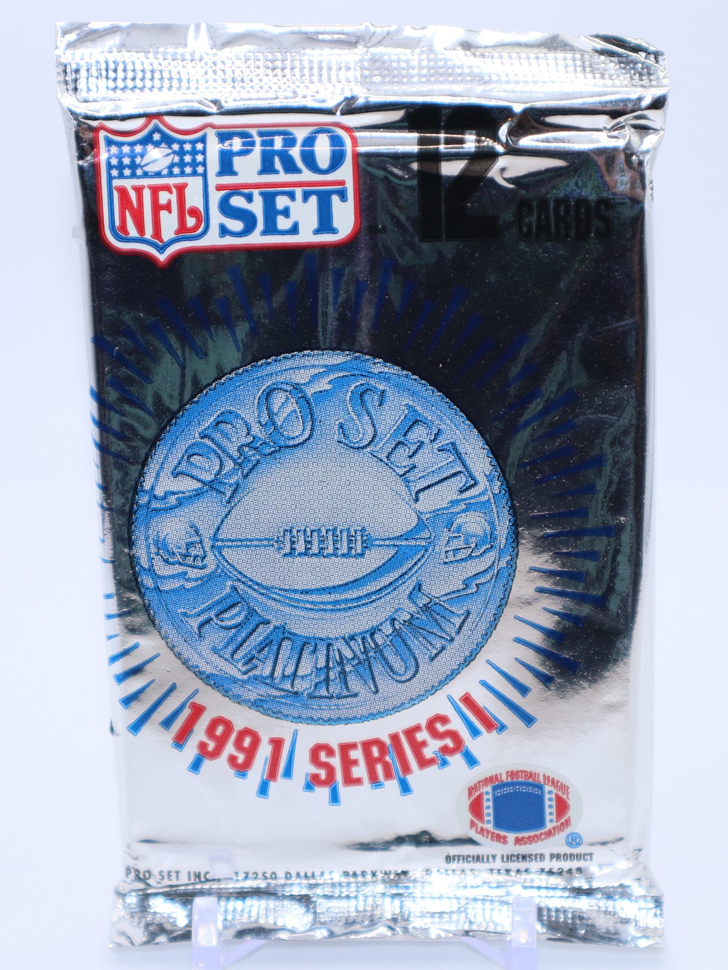 1991 ProSet Platinum Series 1 Football Cards Wax Pack - Collectibles