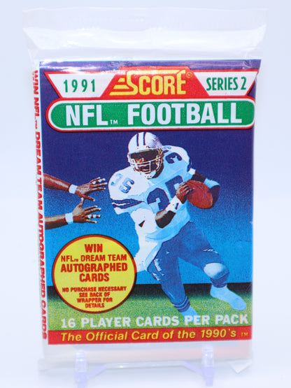 1991 Score Series 2 Football Cards Wax Pack - Collectibles