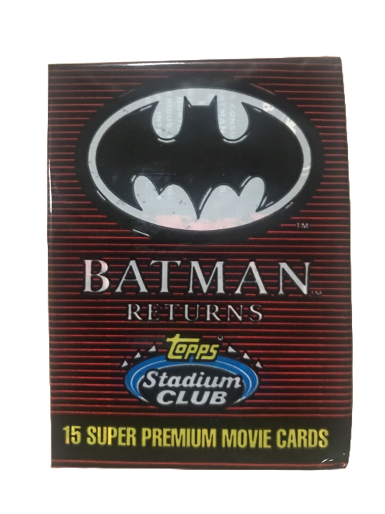 1991 Topps Stadium Club Batman Returns Movie Cards Pack (15 Cards) - Collectibles