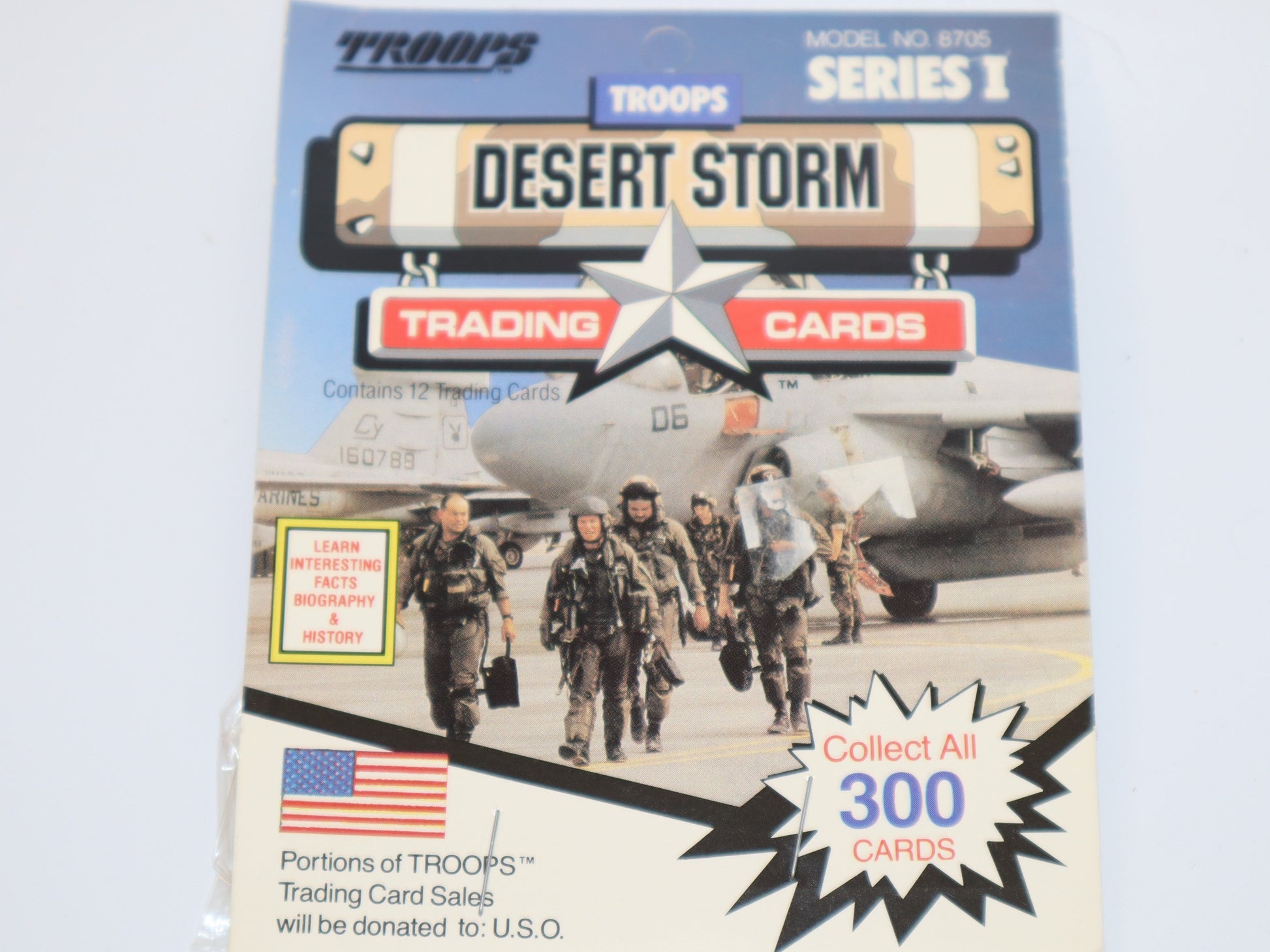 1991 TROOPS Desert Storm: Troops Series 1 Trading Cards Hanger Pack - Collectibles