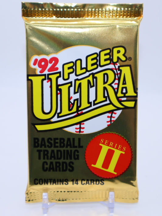1992 Fleer Ultra Series 2 Baseball Cards Wax Pack - Collectibles