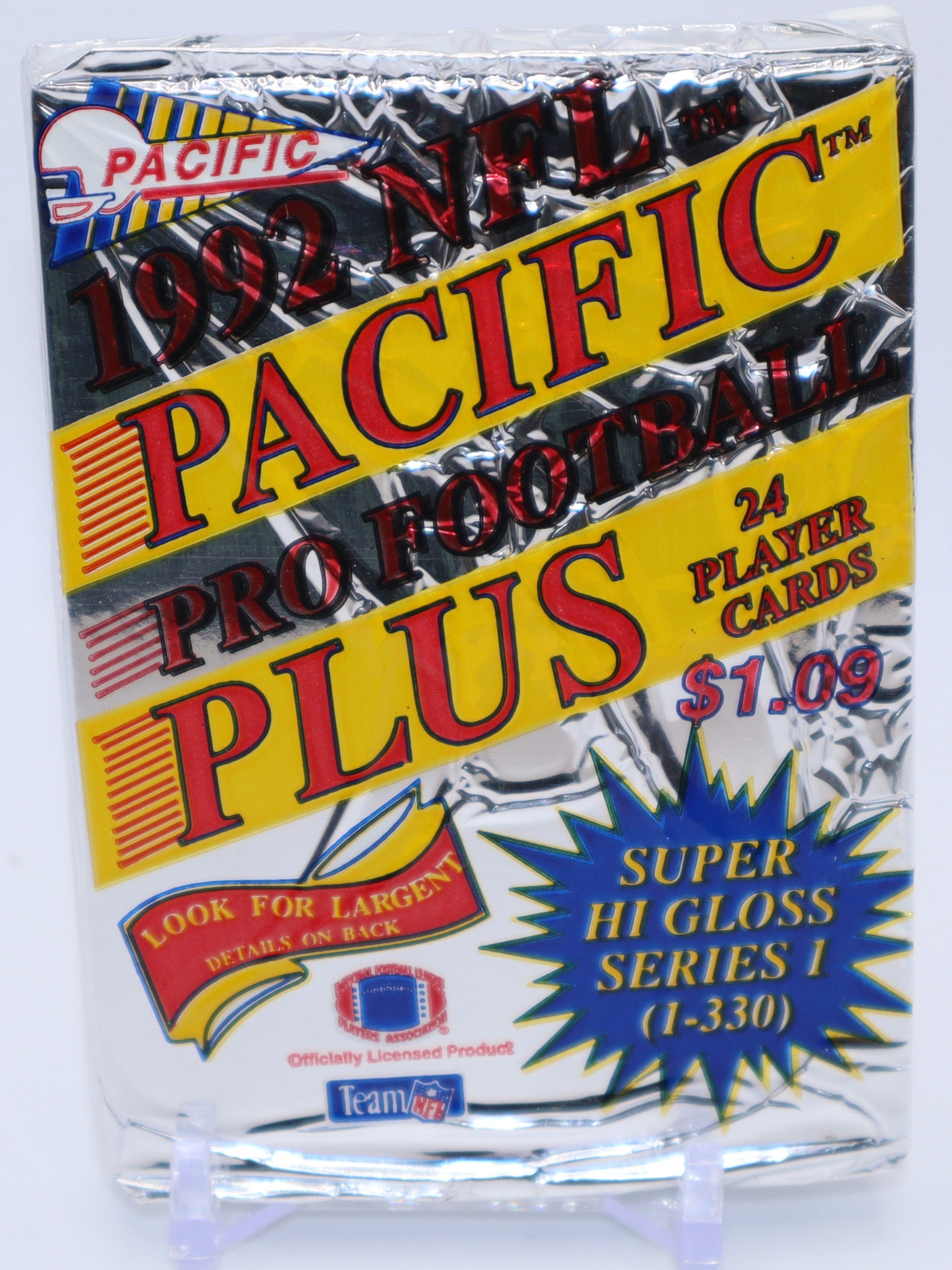 1992 Pacific Plus Series Series 1 Football Cards Jumbo Pack - Collectibles