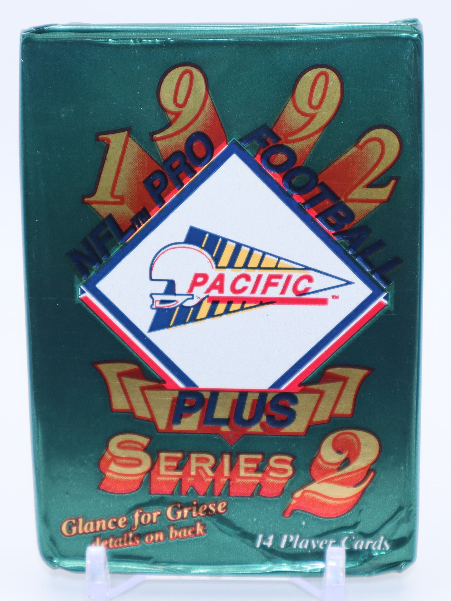 1992 Pacific Plus Series Series 2 Football Cards Wax Pack - Collectibles