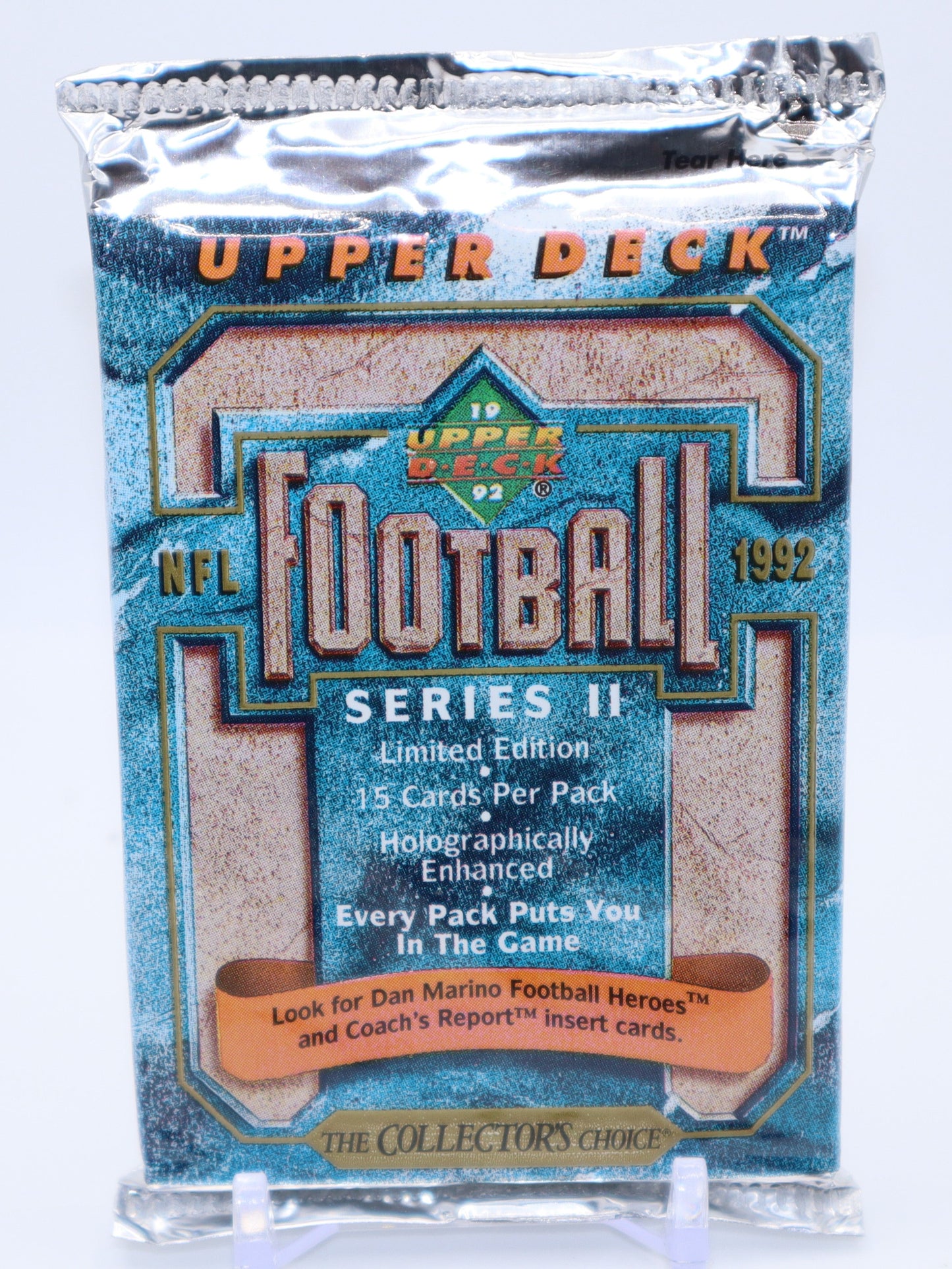 1992 Upper Deck Series 2 Football Cards Wax Pack - Collectibles