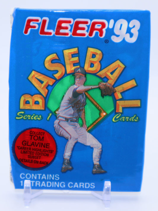 1993 Fleer Series 1 Baseball Cards Wax Pack - Collectibles