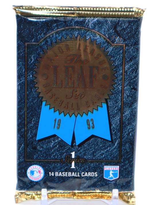 1993 Leaf Series 1 Baseball Cards Wax Pack - Collectibles