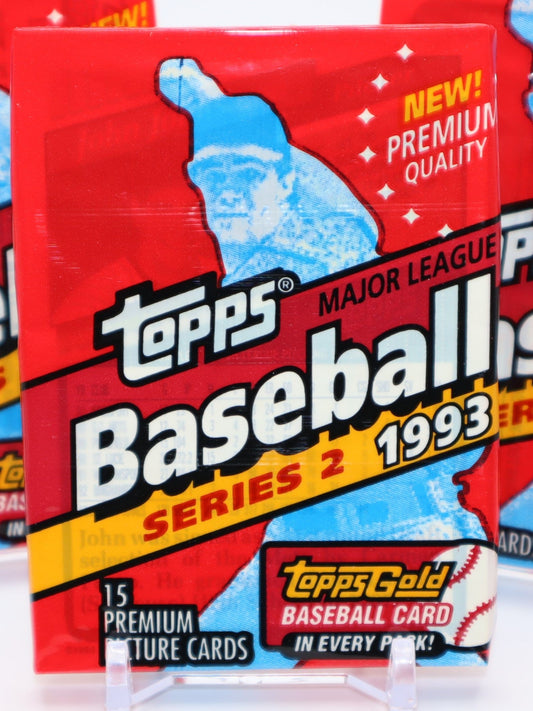 1993 Topps Series 2 Baseball Cards Wax Pack - Collectibles