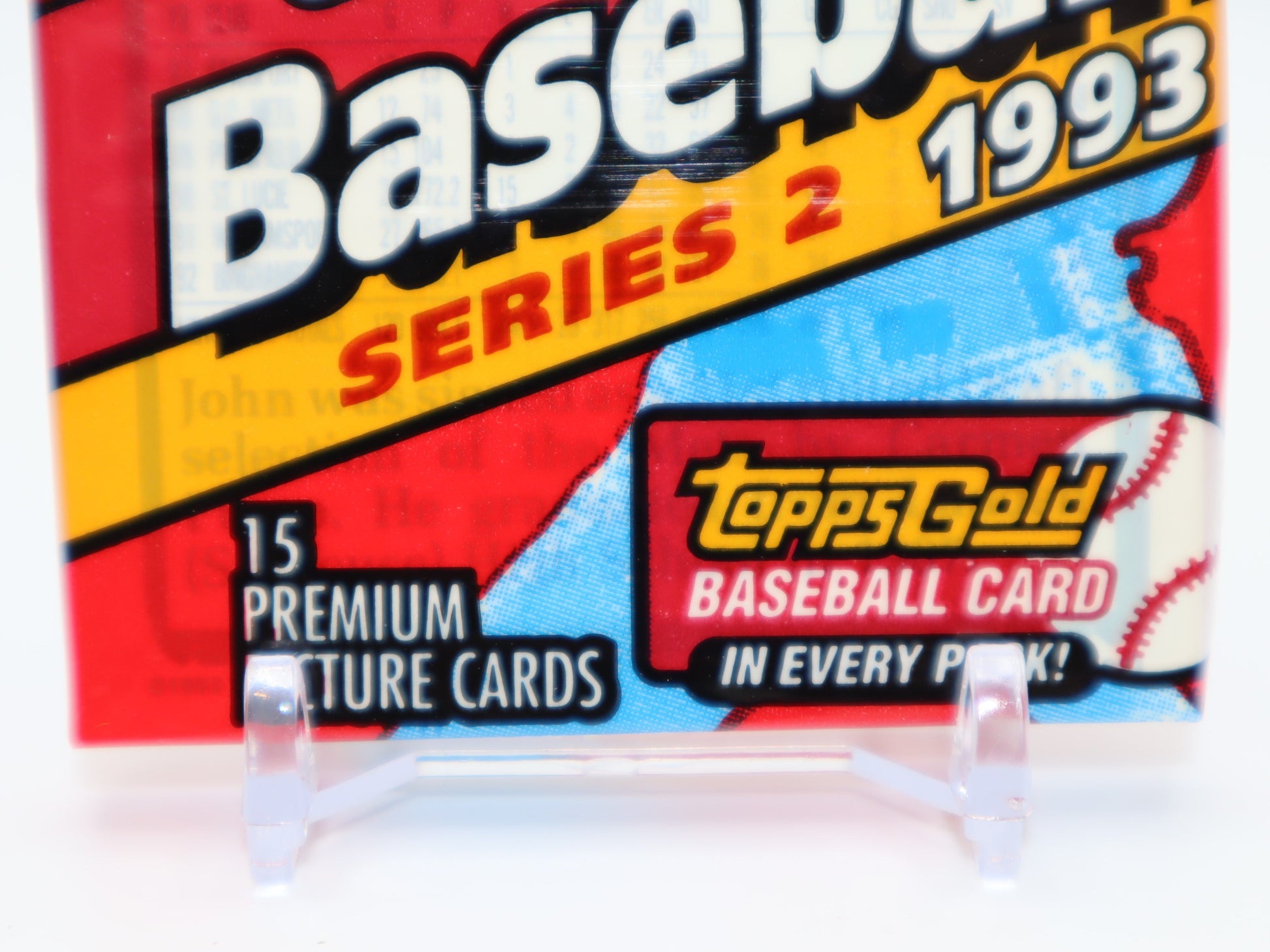 1993 Topps Series 2 Baseball Cards Wax Pack - Collectibles