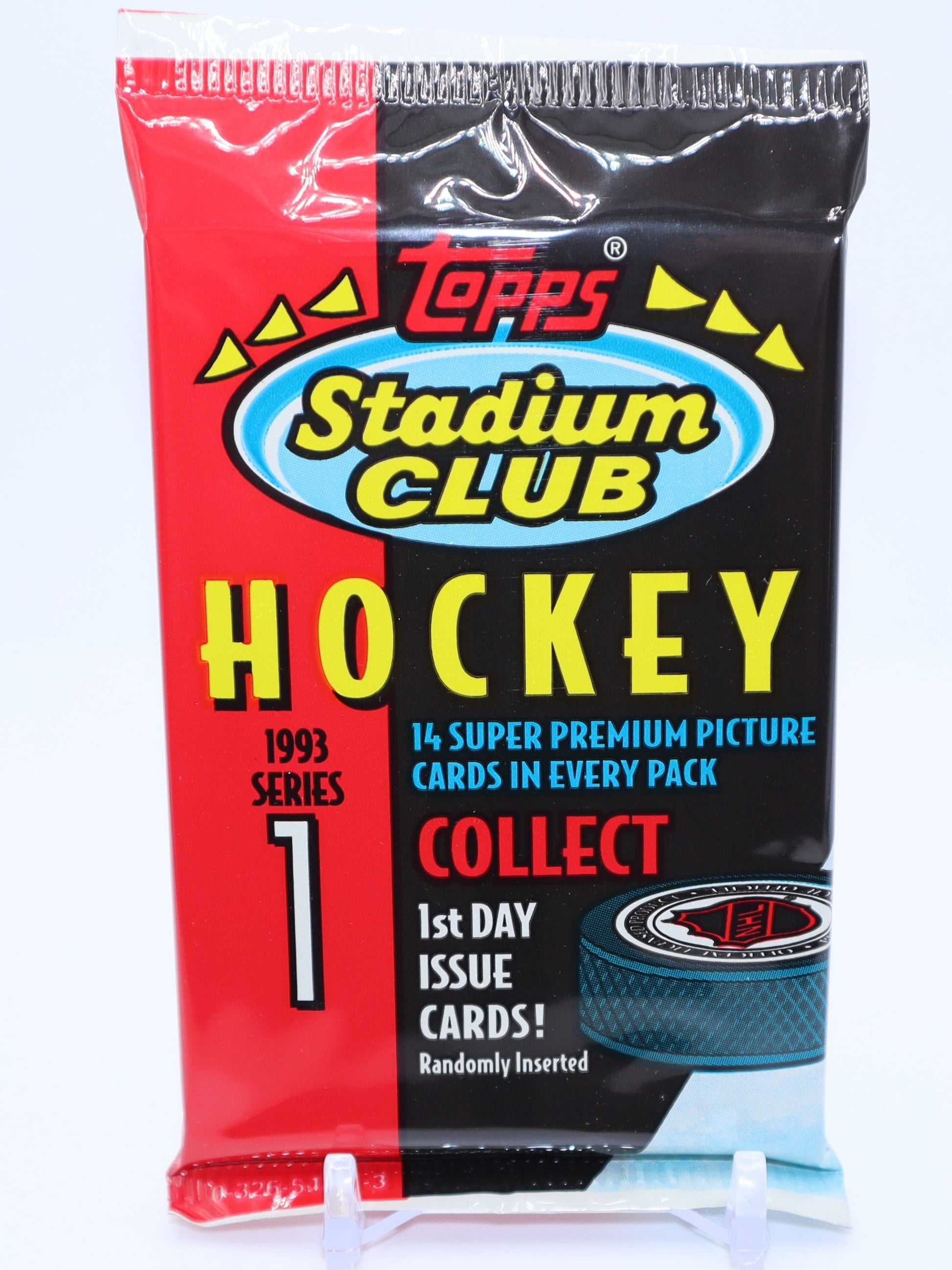 1993 Topps Stadium Club Series 1 Hockey Cards Wax Pack - Collectibles