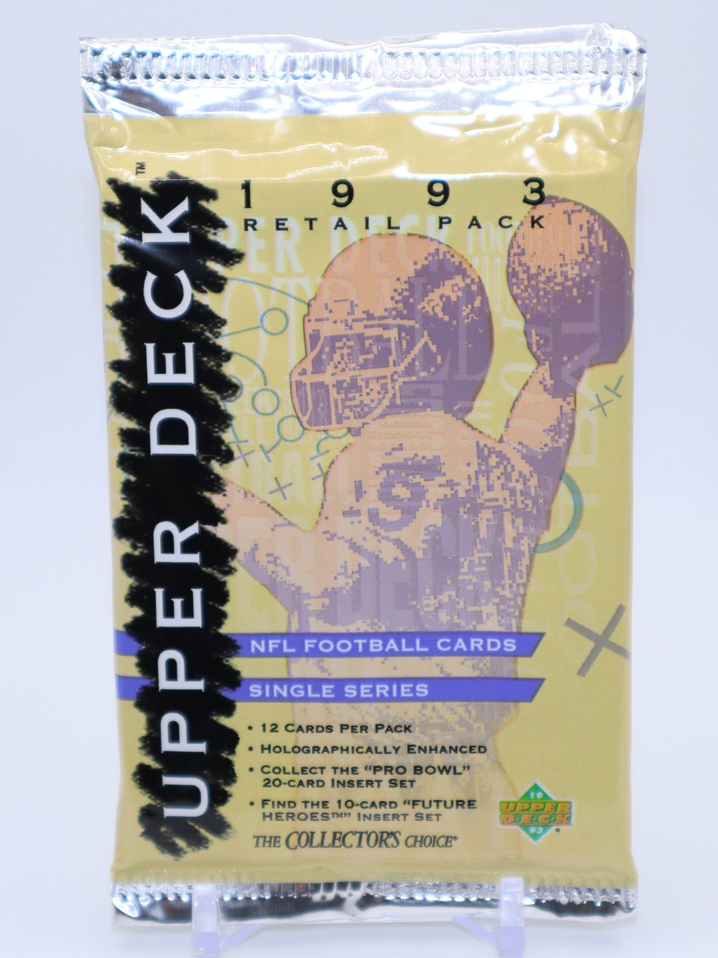 1993 Upper Deck Single Series Football Cards Retail Pack - Collectibles