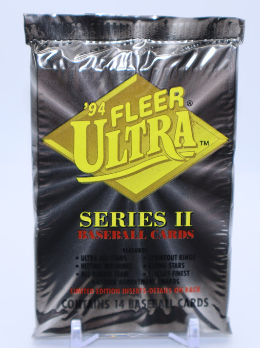 1994 Fleer Ultra Series 2 Baseball Cards Wax Pack - Collectibles